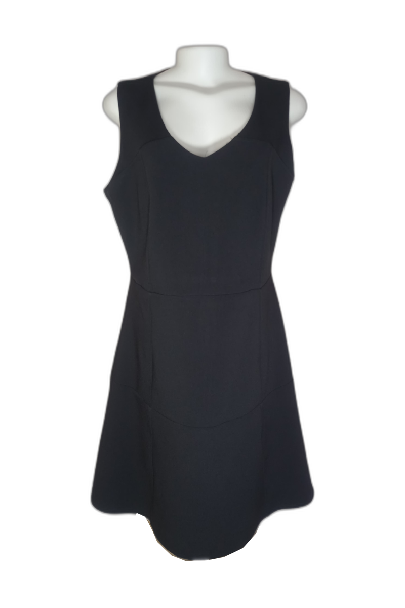 Vestido Midi Preto Sem Mangas