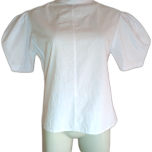 Blusa Branca De Mangas Curtas