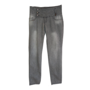 Calça Jeans Feminina Cinza