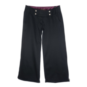 Calça Pantalona Preta Cintura Baixa