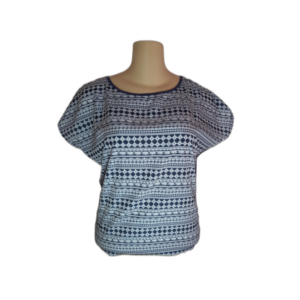 Camisa Estampada Azul