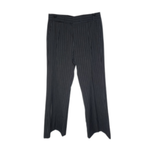 Calça Social Preta e Cinza Feminina Risca de Giz