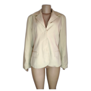 Blazer Feminino Social Creme