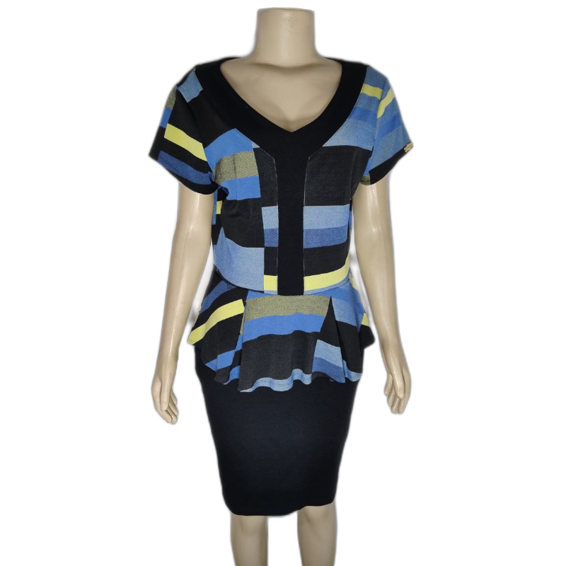 Vestido Midi Estampada Expressão