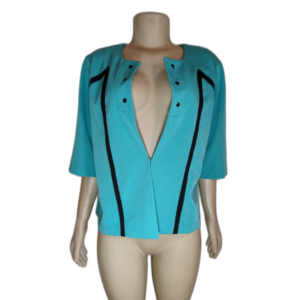 Blusa Feminina Costura Alta Verde Agua