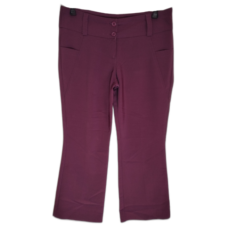 Calça Feminina Social Alfaiataria Vinho