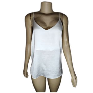 Blusa Feminina Regata Básica Gola V