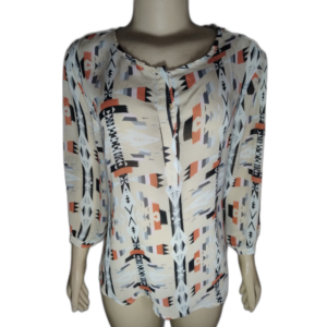 Blusa Feminina Com Estampa Geométrica