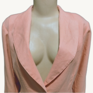 Blazer Feminino Alfaiataria Salmão
